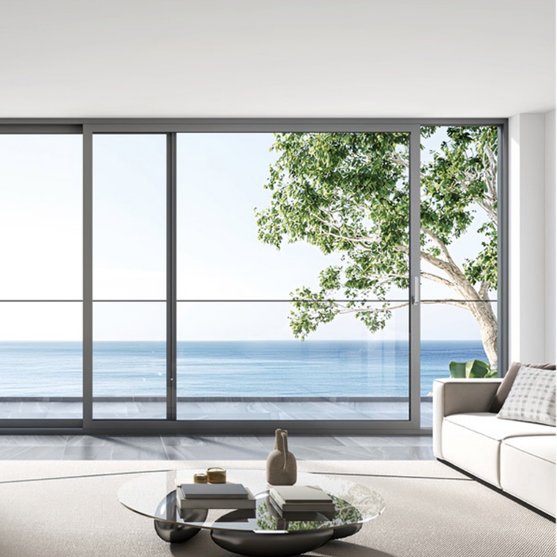 Manufacturer House Exterior Aluminum Door Waterproof 96 X 80 Patio Sliding Door