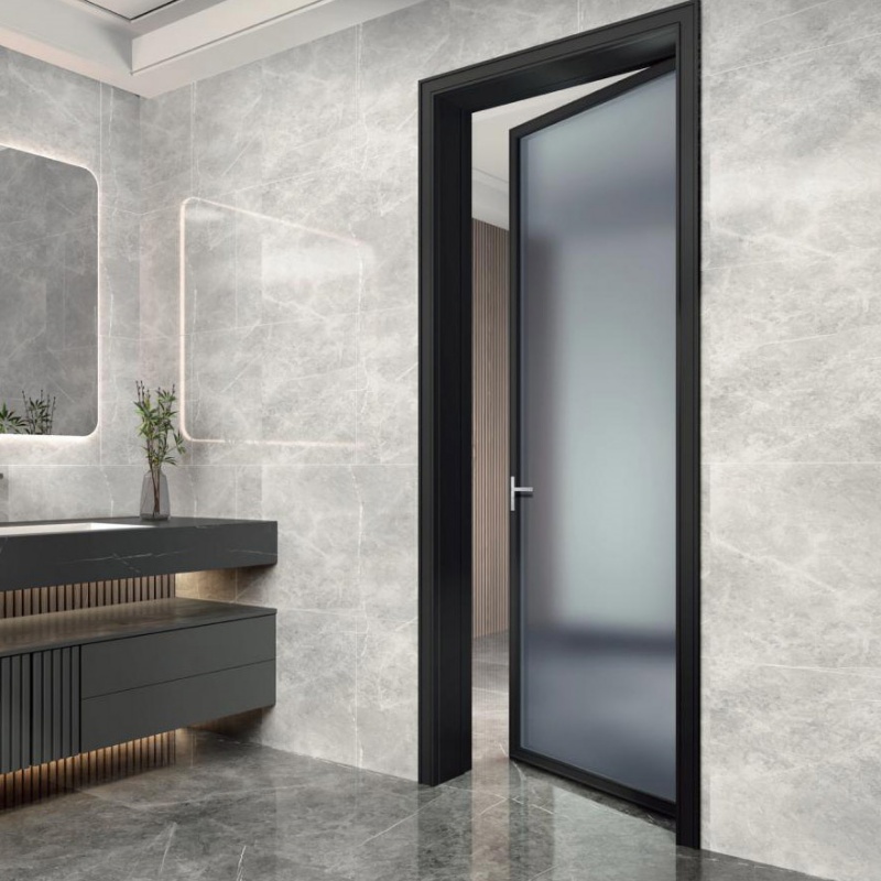 Custom Aluminum Swing Glass Doors for Elegant Entrances