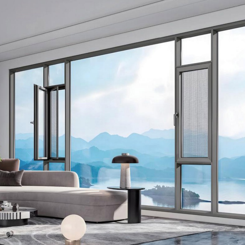 Aluminium Alloy Frame Beauty Good Casement Double New Made in China Windows