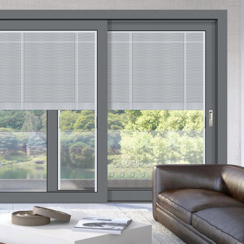 Elegant  Aluminum Automatic Sliding Glass Doors for Exteriors