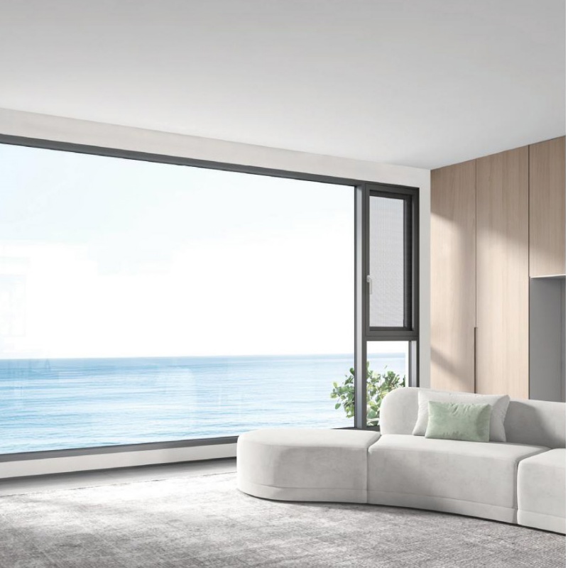 Trendy Aluminum Casement Window with Handle Thermal Break Aluminium Tilt and Turn Windows