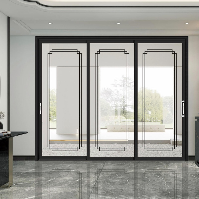 Energy Efficiency Aluminium Exterior Sliding Patio Glass Slide Aluminum Doors