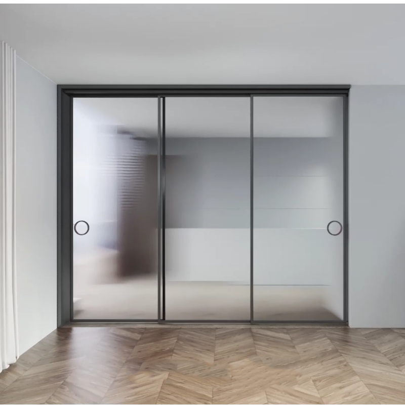Minimalist Design Sliding Door Exterio Patio Aluminum Door Balcony Sliding Glass Doors