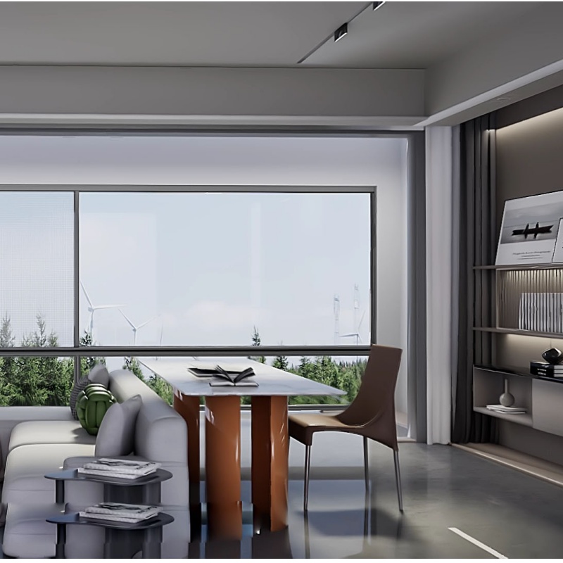 Elegant  Aluminum Automatic Sliding Glass Doors for Exteriors
