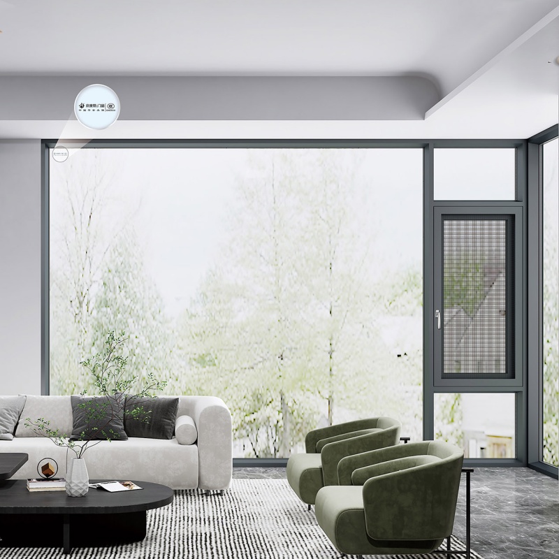 China 95 Series Inward Opening Top-Hung Casement Window with Inward-Swinging Sash