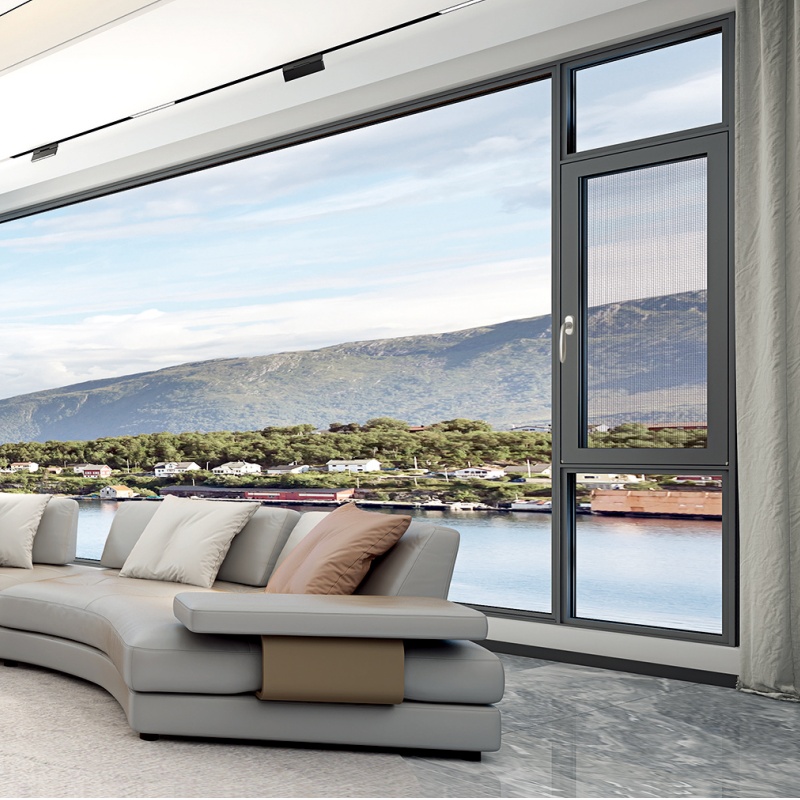 Trendy Aluminum Casement Window with Handle Thermal Break Aluminium Tilt and Turn Windows