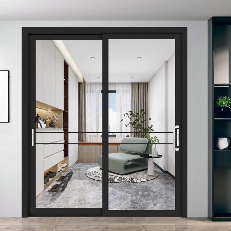 Nfrc Customize Interior Patio Double Glazed Aluminium Sliding Glass Door
