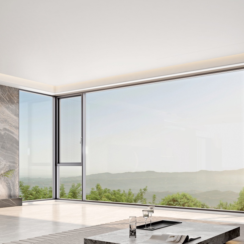 Double Glazed Hollow Glass Tilt and Turn Awning Casement Window with Flyscreen