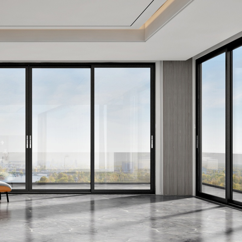 Modern Aluminum Sliding Patio Doors with Lifting Glass Technology