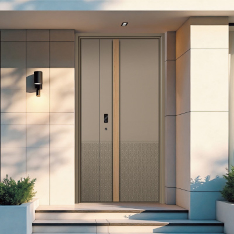 Eehe High Performance Outside Front Doors Glass Front Entry Doors Glass with Low Maintenance Nfrc