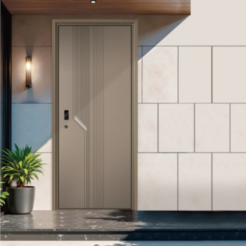 Eehe Slimline Discount Exterior Doors Near Me and Aluminium Front with Laminated Glass CE Front Entry Door Solution