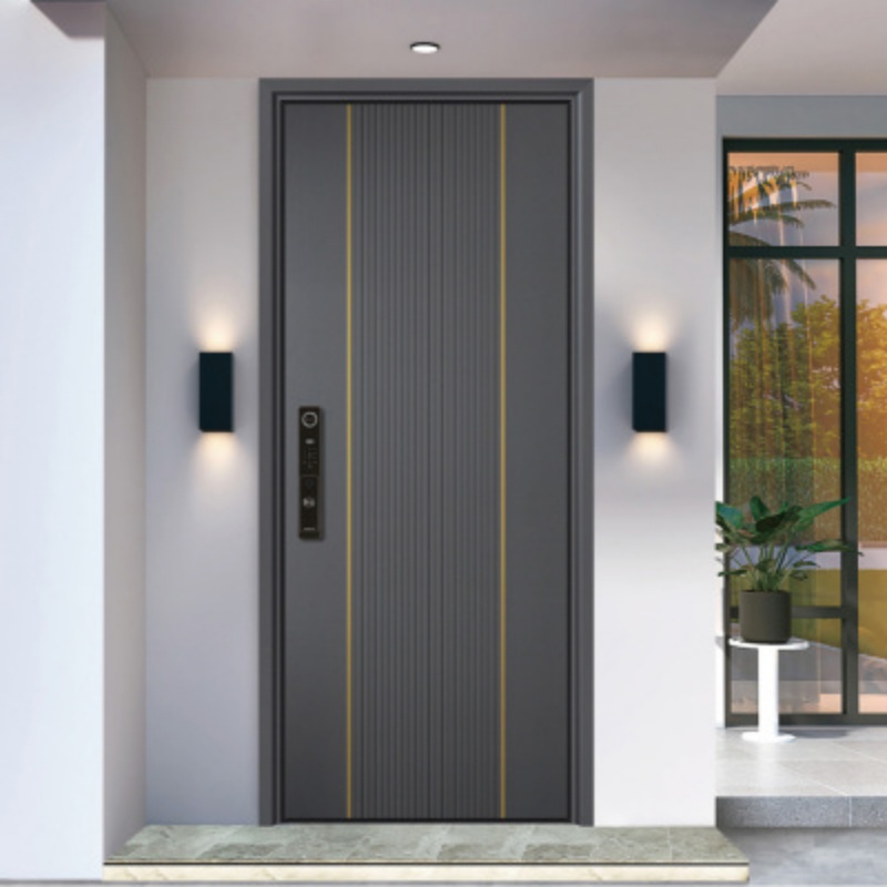 Eehe High Performance Aluminium Front Double Doors Homes and Aluminium Front with Thermal Break CSA Front Entry Door Solution
