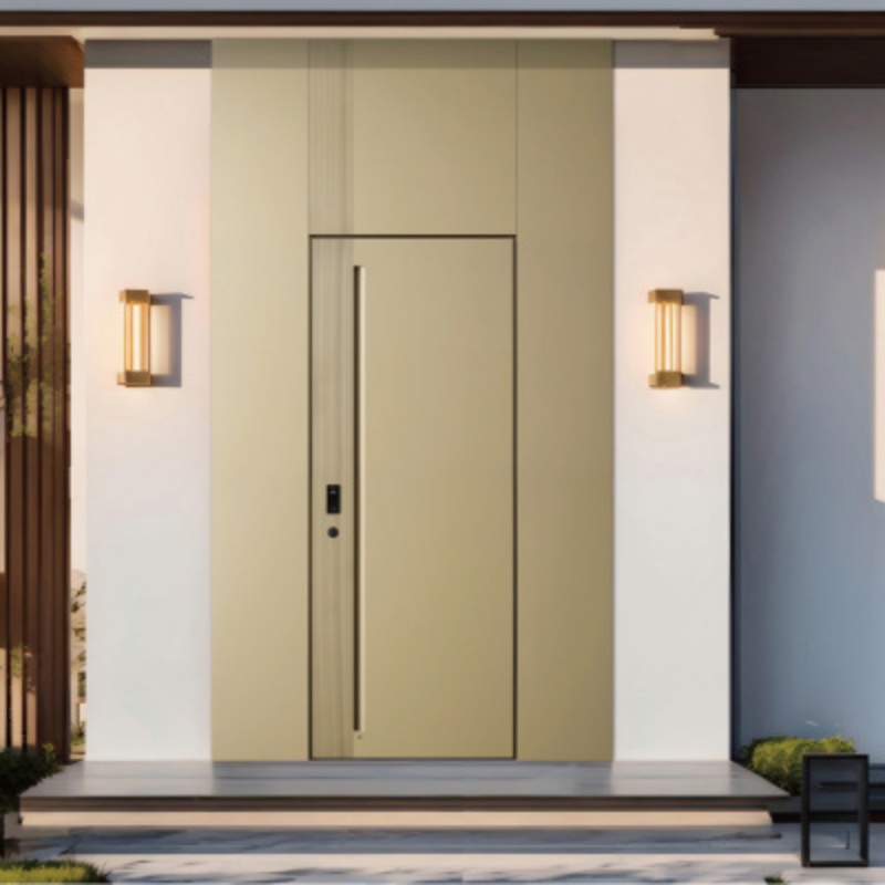 Eehe All Glass Front Entry Door with Low E Glass Thermal Break Frame CE and Aluminium Front for Storefront Entrances