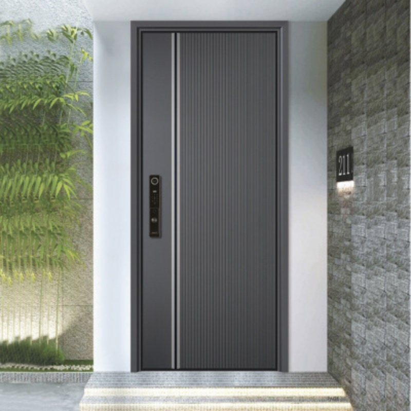 Eehe Commercial All Glass Front Entry Door and Aluminium Front with Airtight Design CSA Main Entrance Door Style