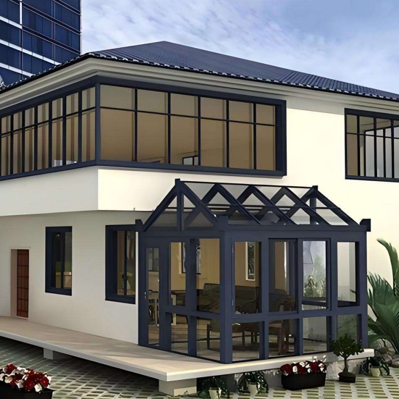 Outdoor Anti UV Waterproof Windproof Easy Installation Backyard Garden Decoration Mobile Aluminum Retractable Sunroom