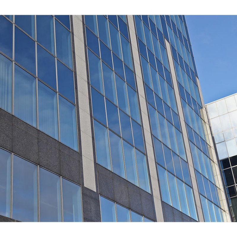 High Performance Commercial Durable Modern System Hotel Facade Unitized Aluminum Aluminium Glass Curtain Wall