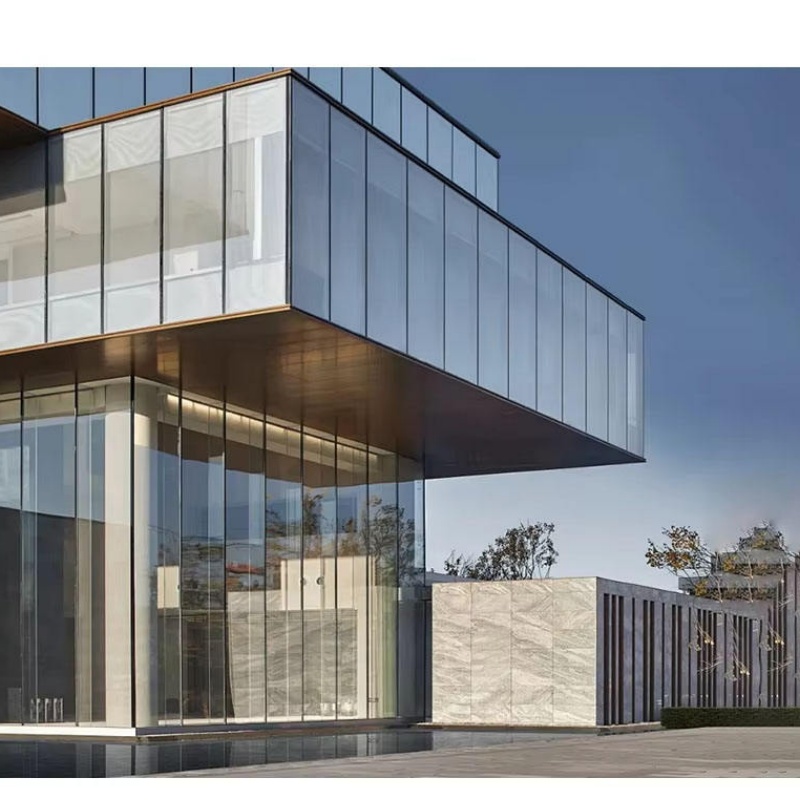 Sustainable Aluminum Aluminium Composite Panel LEED Certified Buildings Glass Curtain Wall