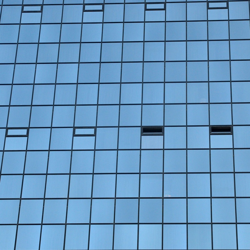 Point Supported Glass Facade System Office Towers and High Rises Curtain Wall