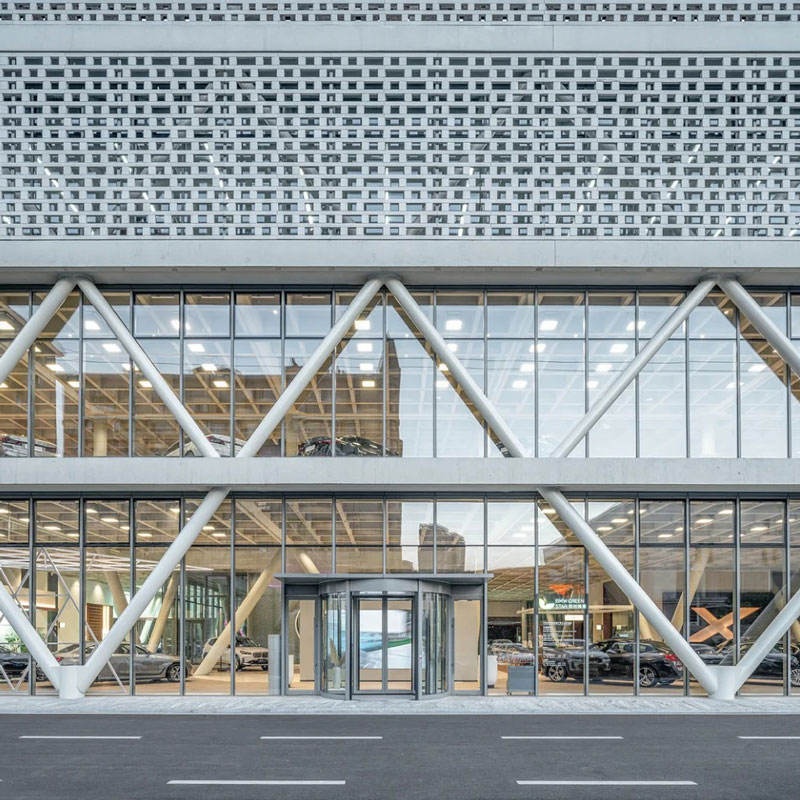 Sustainable Aluminum Aluminium Composite Panel LEED Certified Buildings Glass Curtain Wall