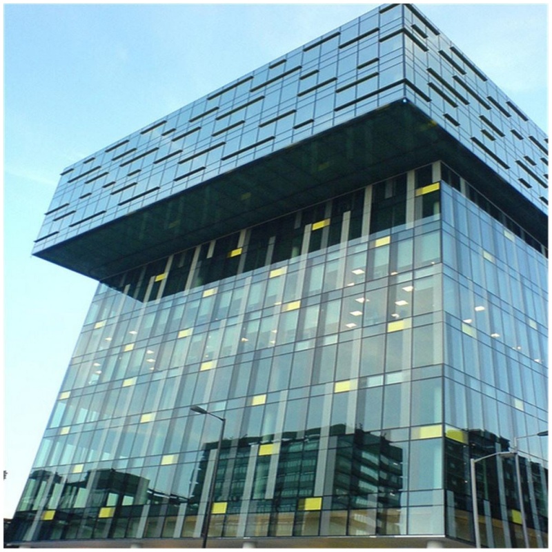 Tempered Glass Facade Price Manufacturer Glass Structure Prefabricated Curtain Wall_copy
