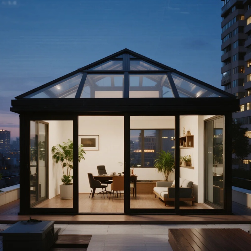 Villa Garden Patio Outdoor Living Space Made Overseas Markets Aluminum Sunroom