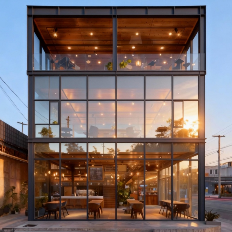 Sustainable Aluminum Aluminium Composite Panel LEED Certified Buildings Glass Curtain Wall