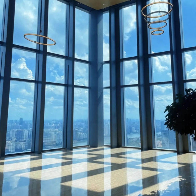 Point Supported Glass Wall Modern Urban Architecture Projects Curtain Wall