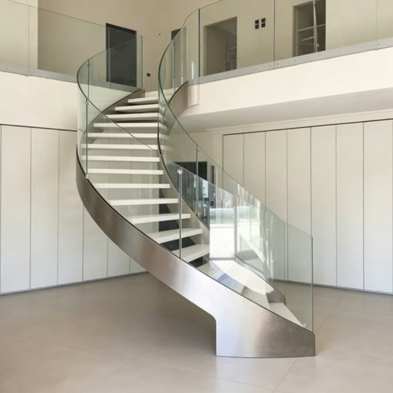 Frameless Aluminium U Channel Profile Balcony Glass Railing System