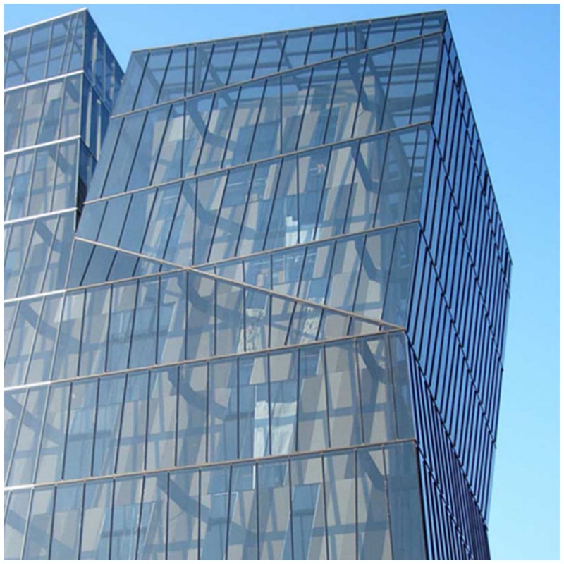 Tempered Glass Facade Building Panel Material Hotel High Performance Curtain Wall