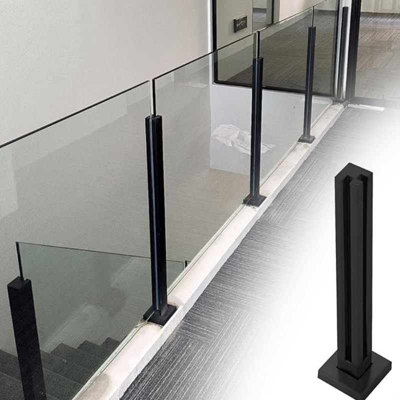 Custom Tempered Glass Balustrade System for Balcony Stair and Terrace Safety