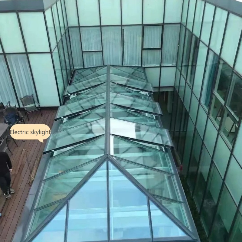 Export 4 Seasons Aluminium Large Commercial Villas Prefab Garden Glass Rooms Natural Lighting Business Aluminum Sunroom