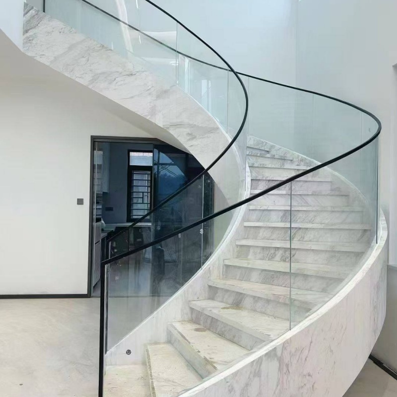 High Strength Frameless Glass Railing Solution for Commercial and Public Buildings_copy