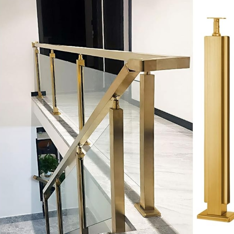 High Strength Frameless Glass Railing Solution for Commercial and Public Buildings