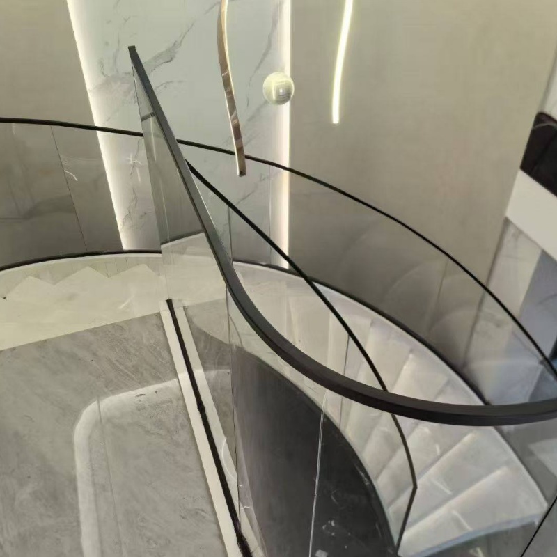 Custom Tempered Glass Balustrade System for Balcony Stair and Terrace Safety