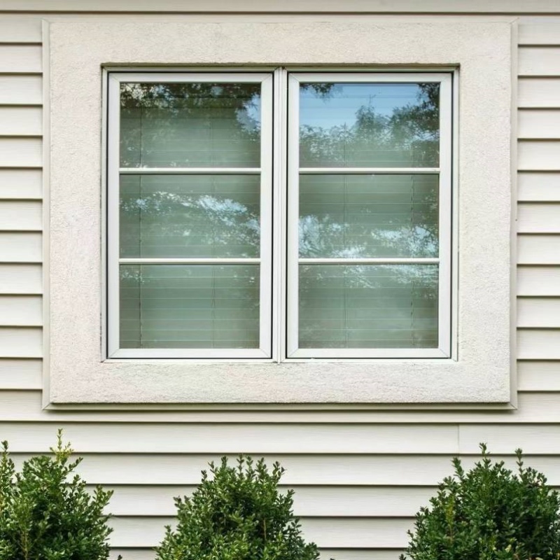Customized Size PVC Slide Sash Window UPVC Sliding Window for Kitchen