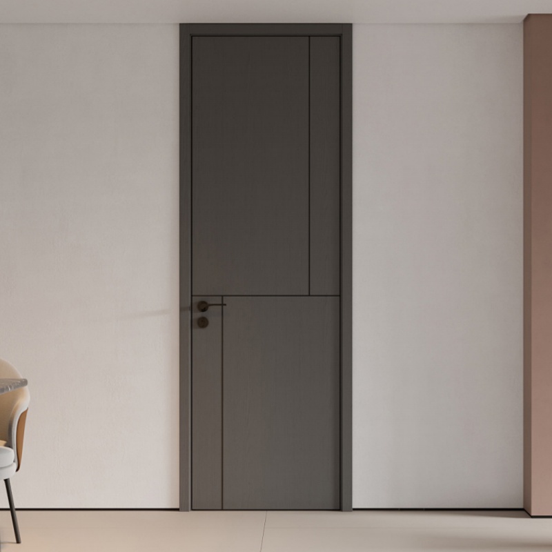 New Trend MDF Flush Door Wooden Interior Room Wood Door