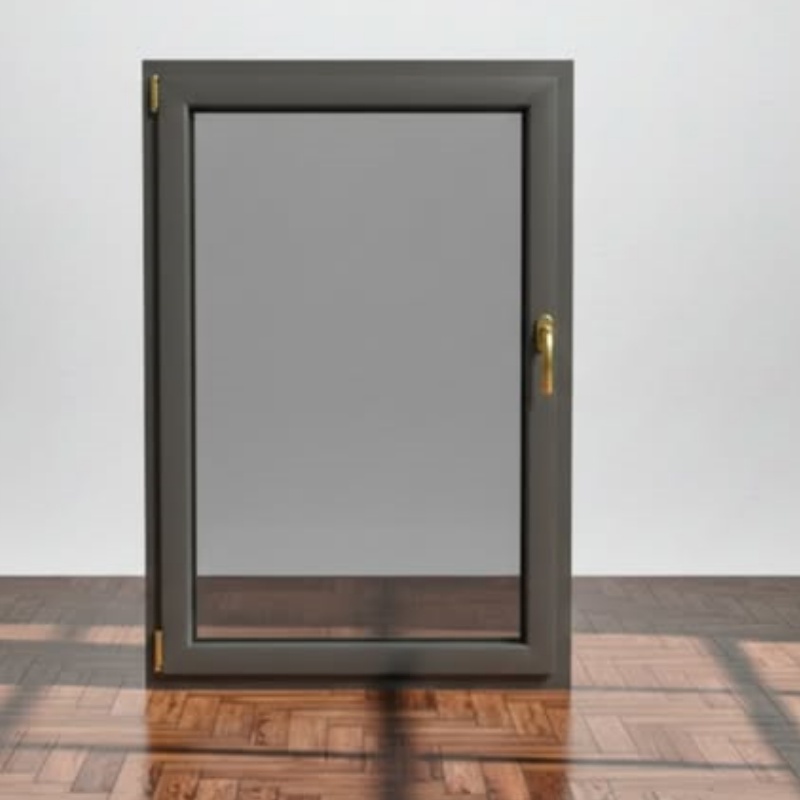 Cheap Price Insect-Proof Tryba Shanghai Double Glazed French Casement PVC UPVC Window