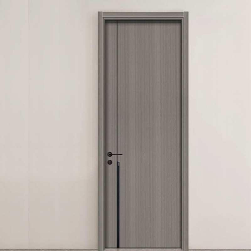 Modern Design White Interior Hollow Core Wooden Solid Wood Door