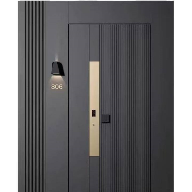 Custom Size Entrance Door for House Home Metal Stainless Steel Door