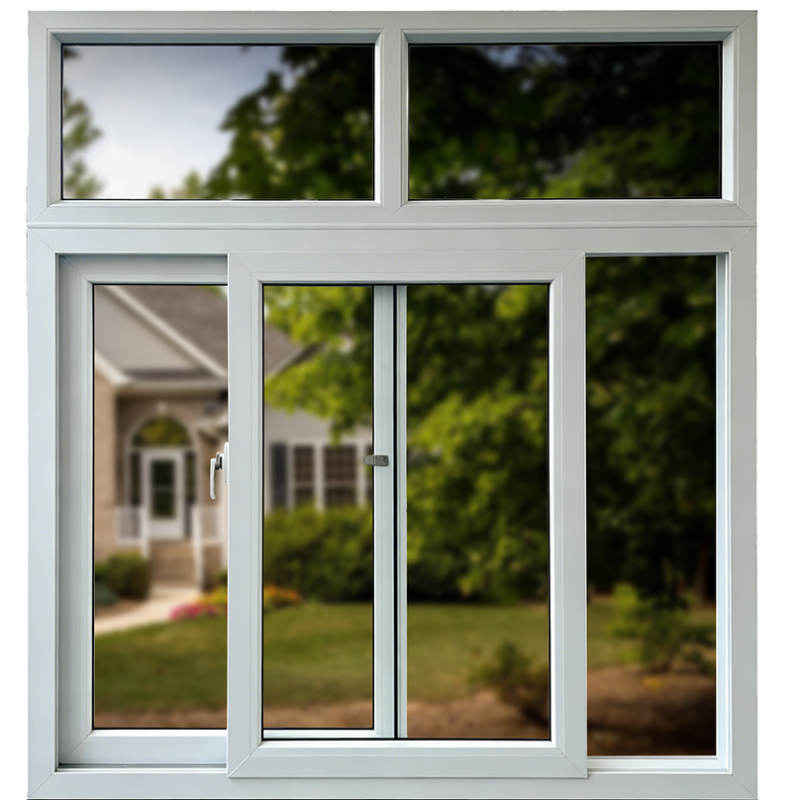 PVC Roller Shutter Window with Tilt and Turn Window for Modular Housing