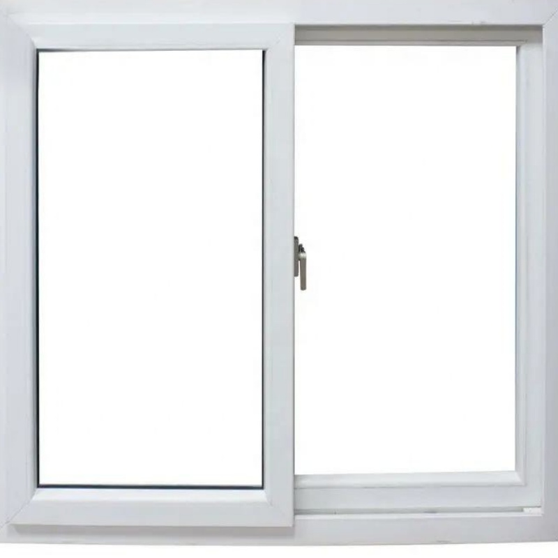 Tegood American Standard Double Pane Glass UPVC/PVC Vinyl Hinged Hand Crank Open Casement Windows
