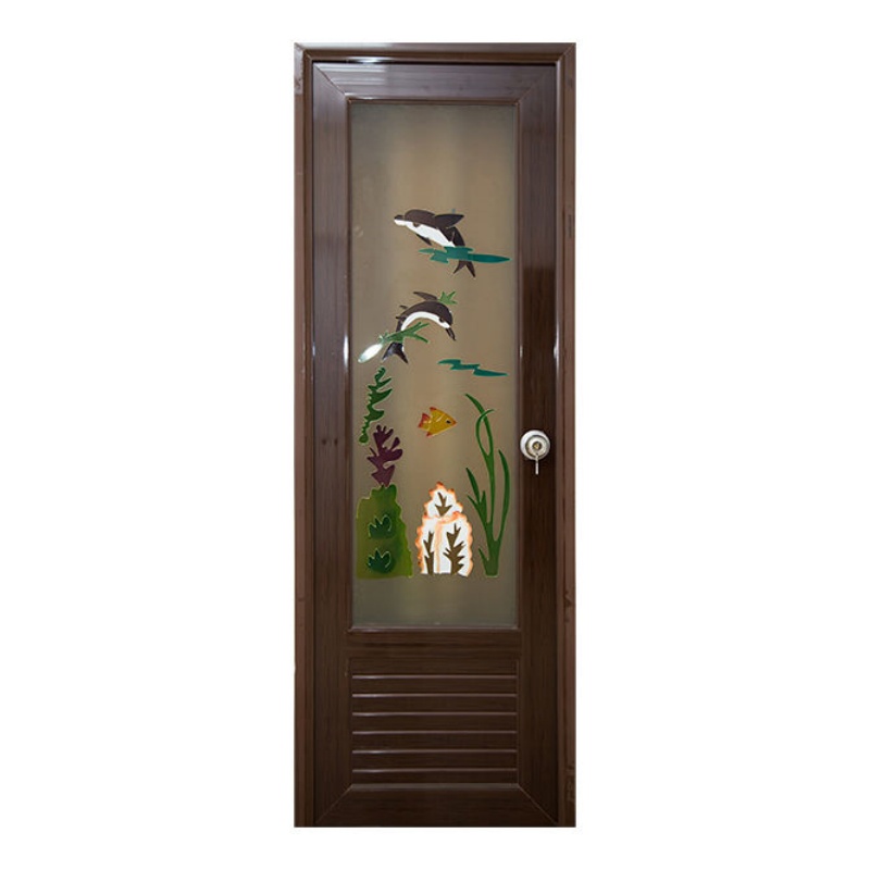 High-Quality PVC Wooden Door for Elegant Guesthouses in Guangzhou