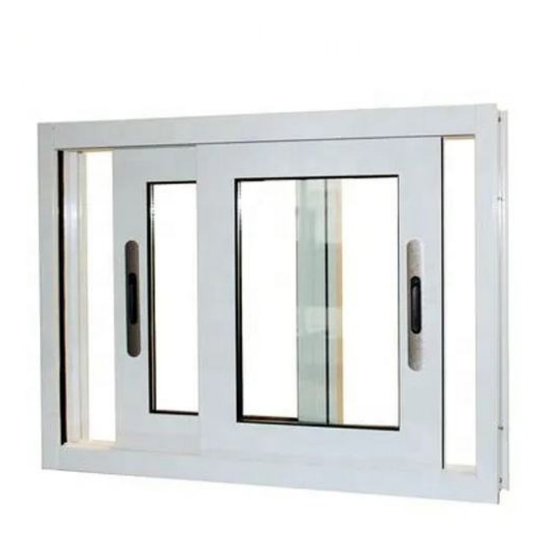 Customized Size PVC Slide Sash Window UPVC Sliding Window for Kitchen