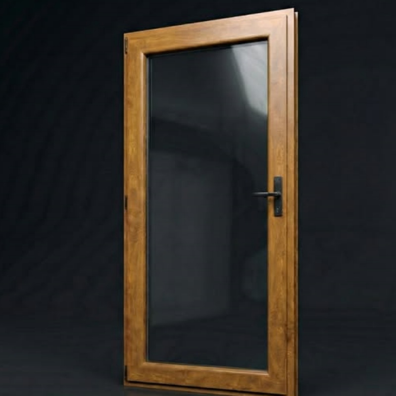 Chic PVC Wooden Door for Modern Hotels and Guesthouses in Guangzhou