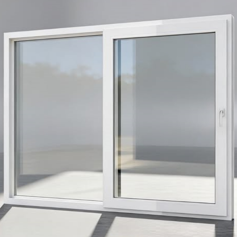 Cheap Price Insect-Proof Tryba Shanghai Double Glazed French Casement PVC UPVC Window