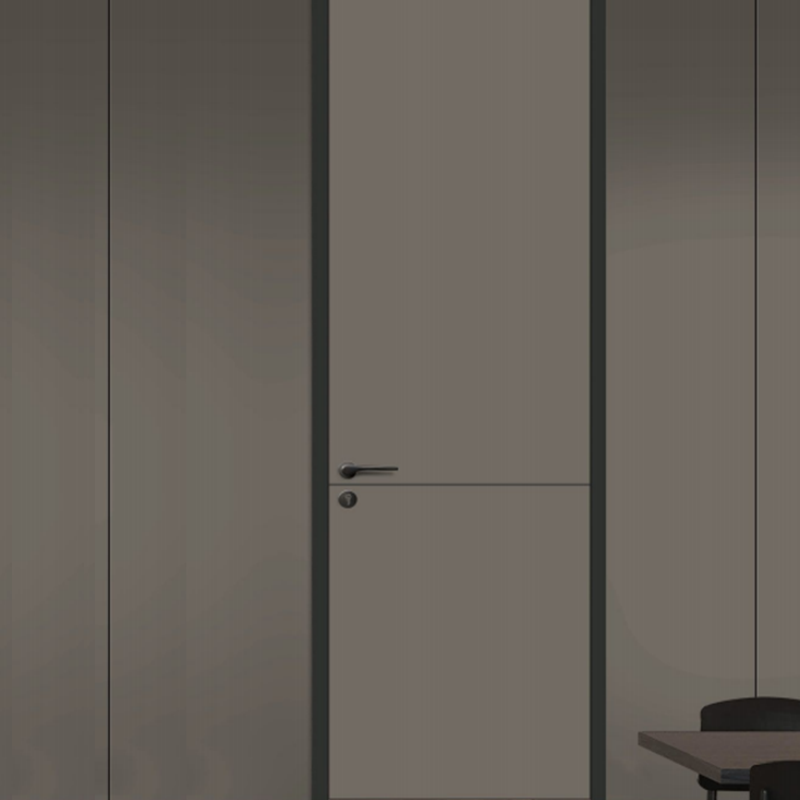 High-Density Wood Door with Customized PVC Veneer for Interiors