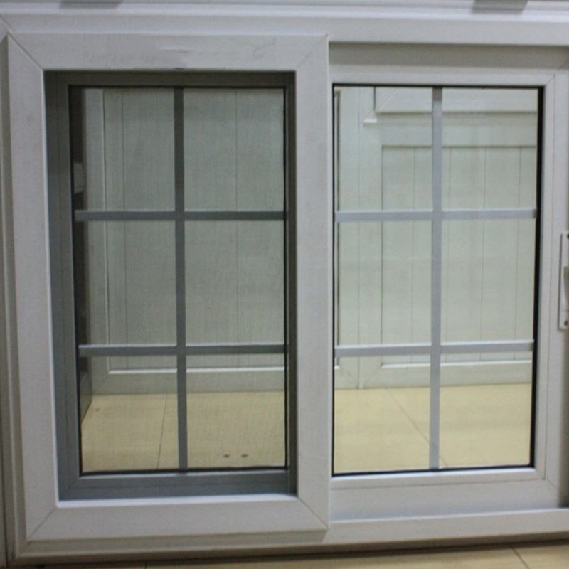 Double Low-E Glass Low Price with Good Quality Adjustable PVC Casement Windows
