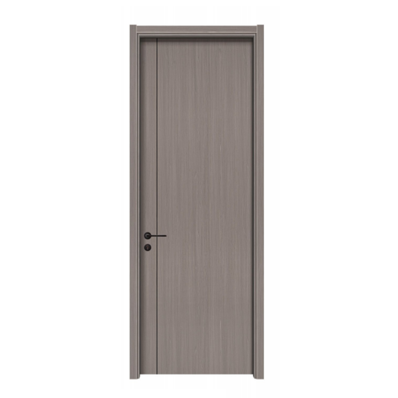 Modern Security MDF Interior Room Door White PVC Wooden Shaker Doors Sound Insulation Waterproof