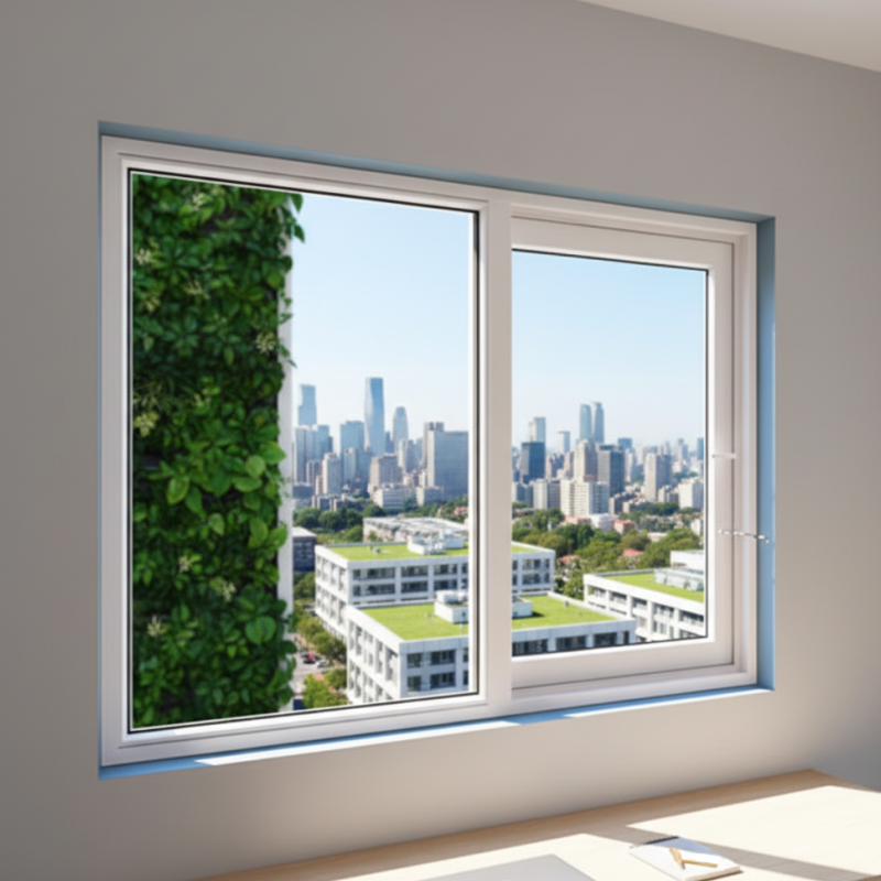Security Roller Shutter PVC Window for Prefab and Container Buildings