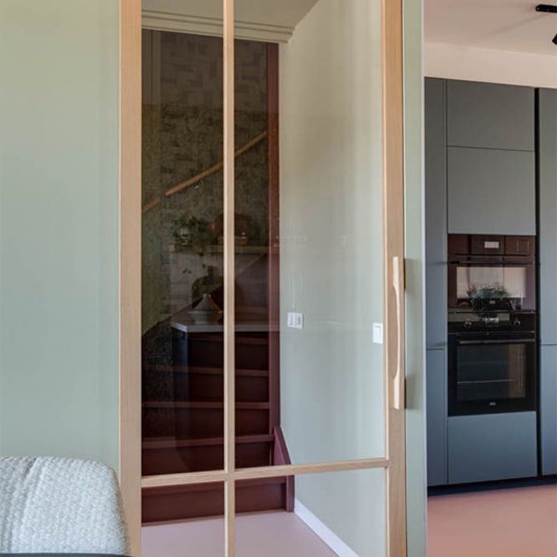 Stylish PVC Guesthouse Door with Solid Core for Hotels in Guangzhou